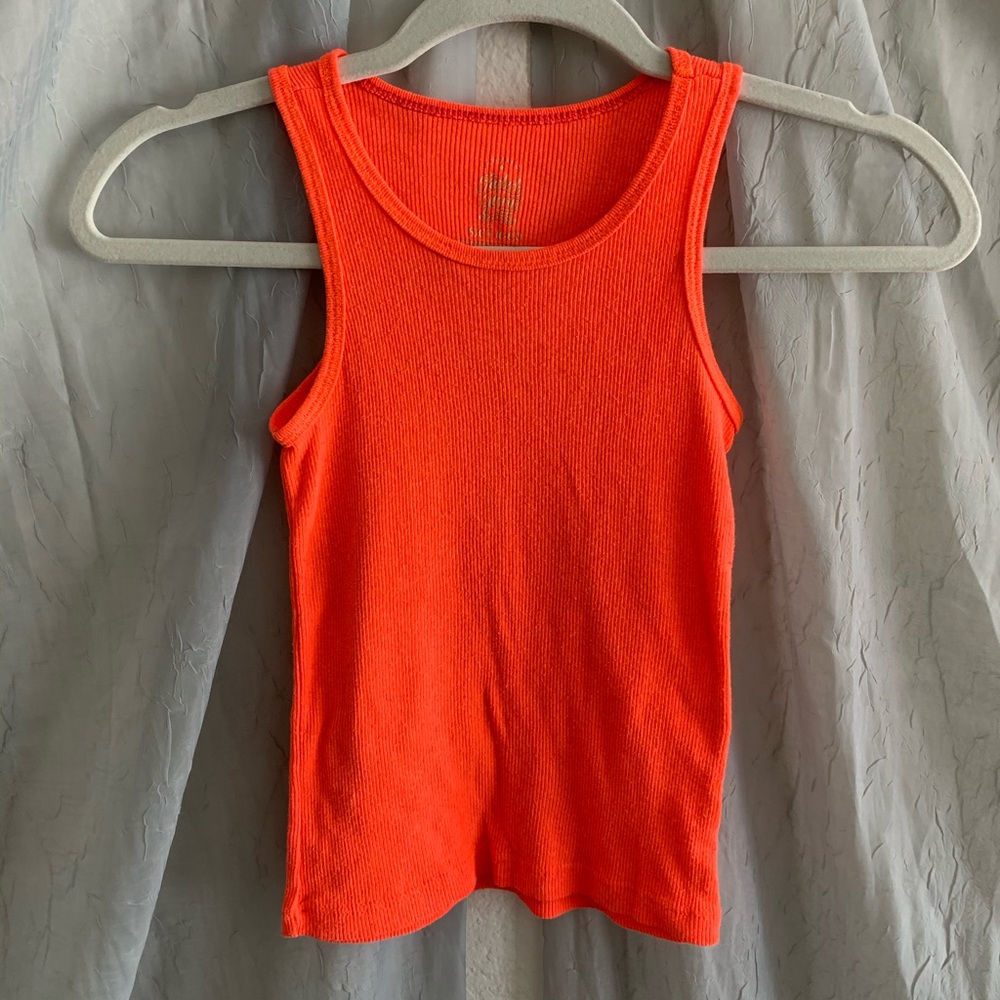 NEON ORANGE TANK TOP 🍊🍊🍊
